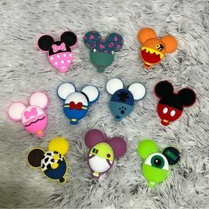 Disney Mickey Ears/head Character Charms for crocs 10pcs